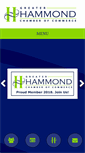 Mobile Screenshot of hammondchamber.org